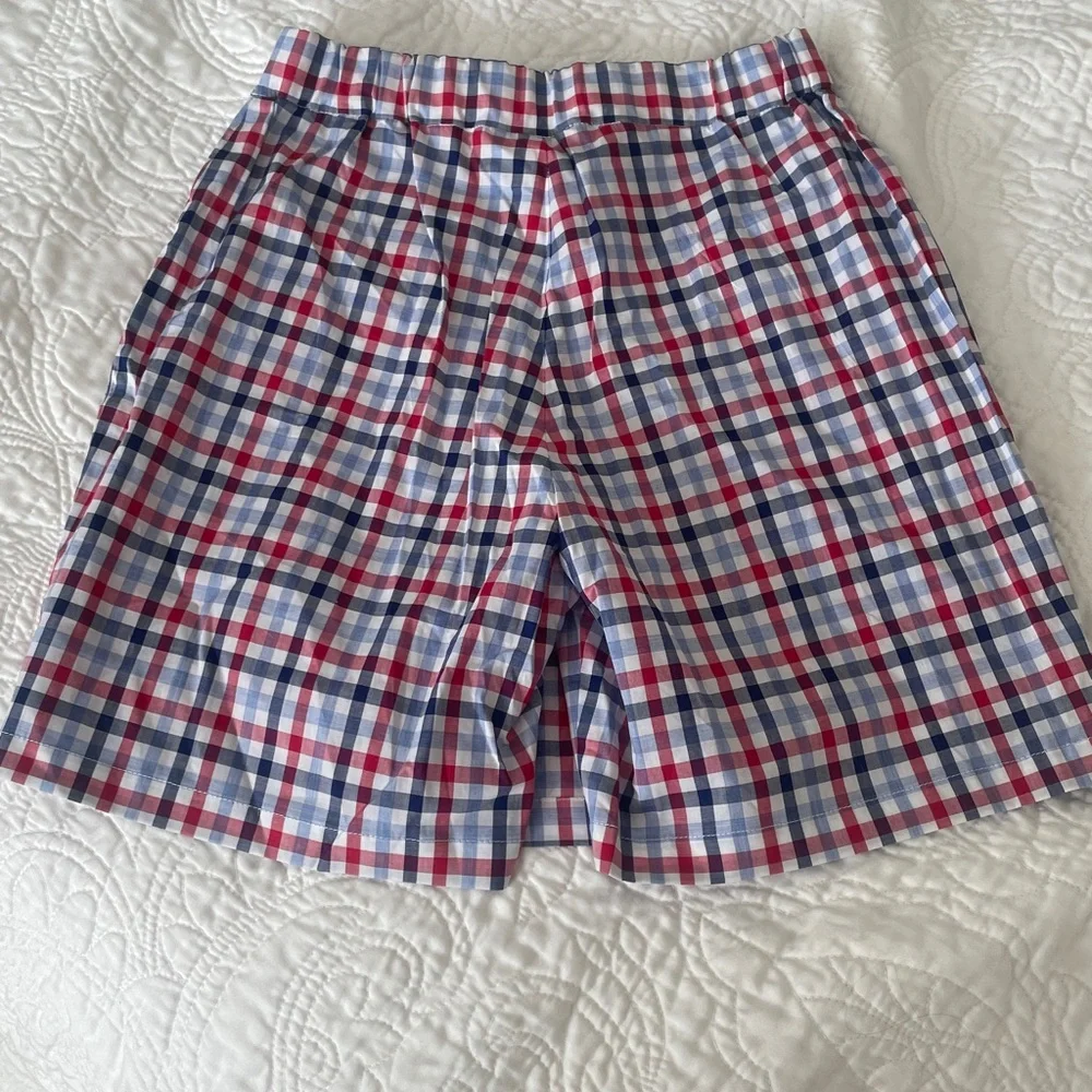 New Oscar de la Renta Girls Plaid Checkered Skirt Skort size 12